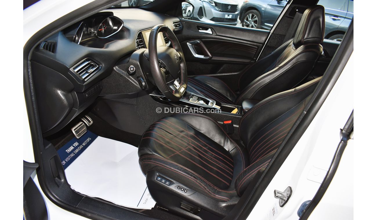Peugeot 308 AED 639 PM | 1.6L GT LINE GCC DEALER WARRANTY
