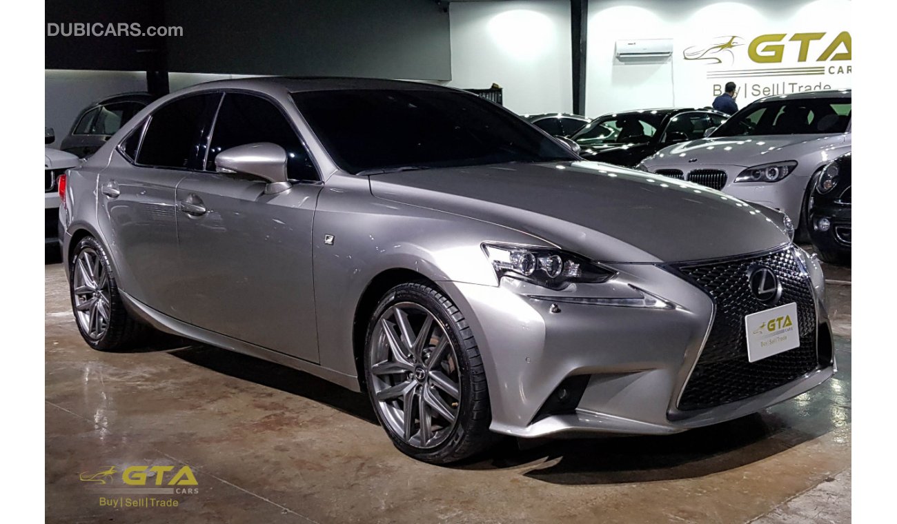 لكزس IS-F 2015 Lexus IS-350 F Sport, Warranty, Service History, GCC