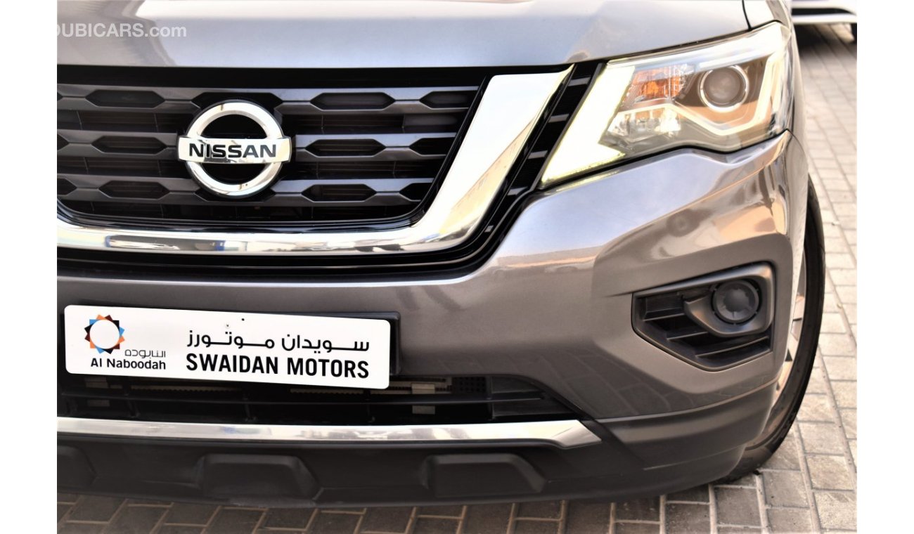 نيسان باثفايندر AED 1566 PM 3.5L S 4WD V6 GCC WARRANTY