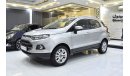 Ford EcoSport Ford ECO Sport Titanium ( 2016 Model ) in Silver Color GCC Specs