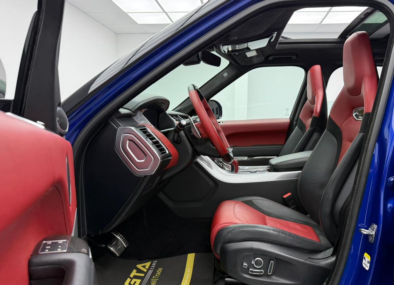 Land Rover Range Rover Sport SVR 5.0L (575 HP) AWD 2021 Range Rover Sport SVR, 2026 RR Warranty, Fully Loaded, Excellent Conditio