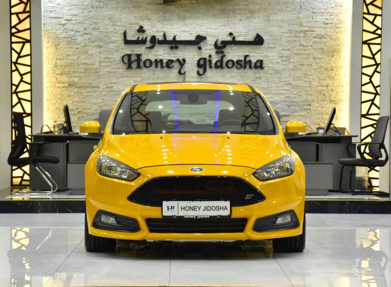 Ford Focus EXCELLENT DEAL for our Ford Focus ST ( 2016 Model ) in Yellow Color GCC Specs