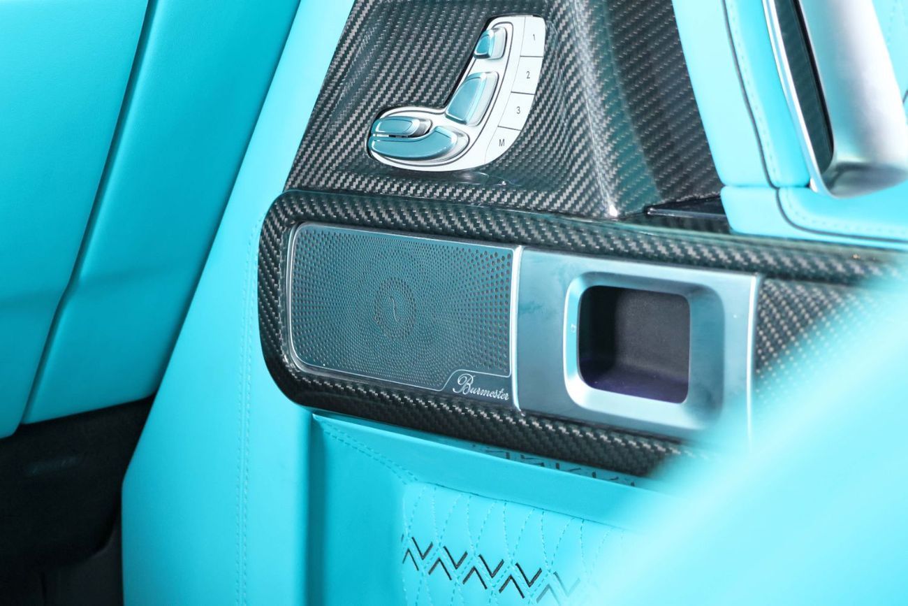 Mercedes-Benz G 63 AMG Std 4.0L Brabus 900 Rocket Kit-Dual Exterior Paint-Tiffany Blue-Full Carbon Fiber kit