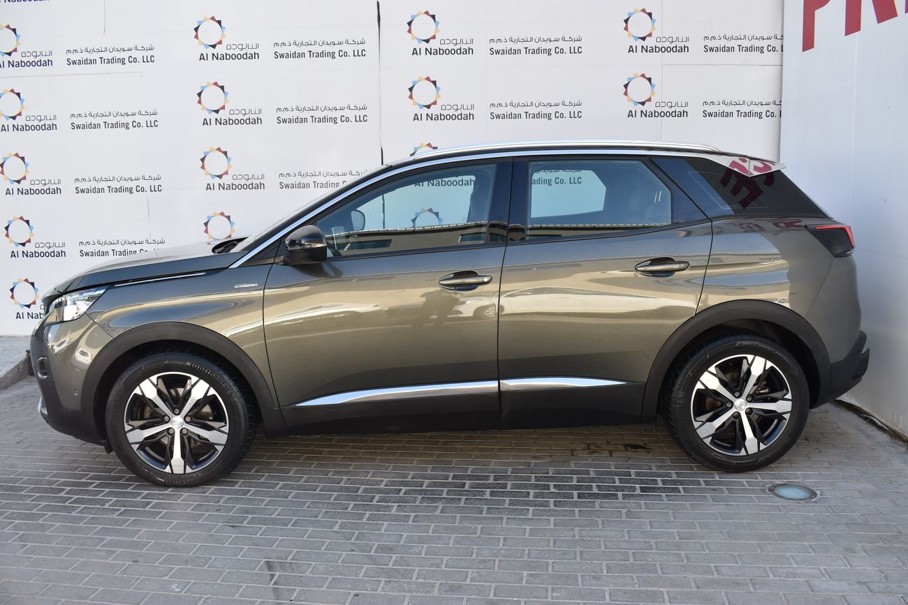 Peugeot 3008 AED 1199 PM | 1.6 TC AT GT LINE GCC MANUFACTURER WARRANTY 2026 OR 100K KM