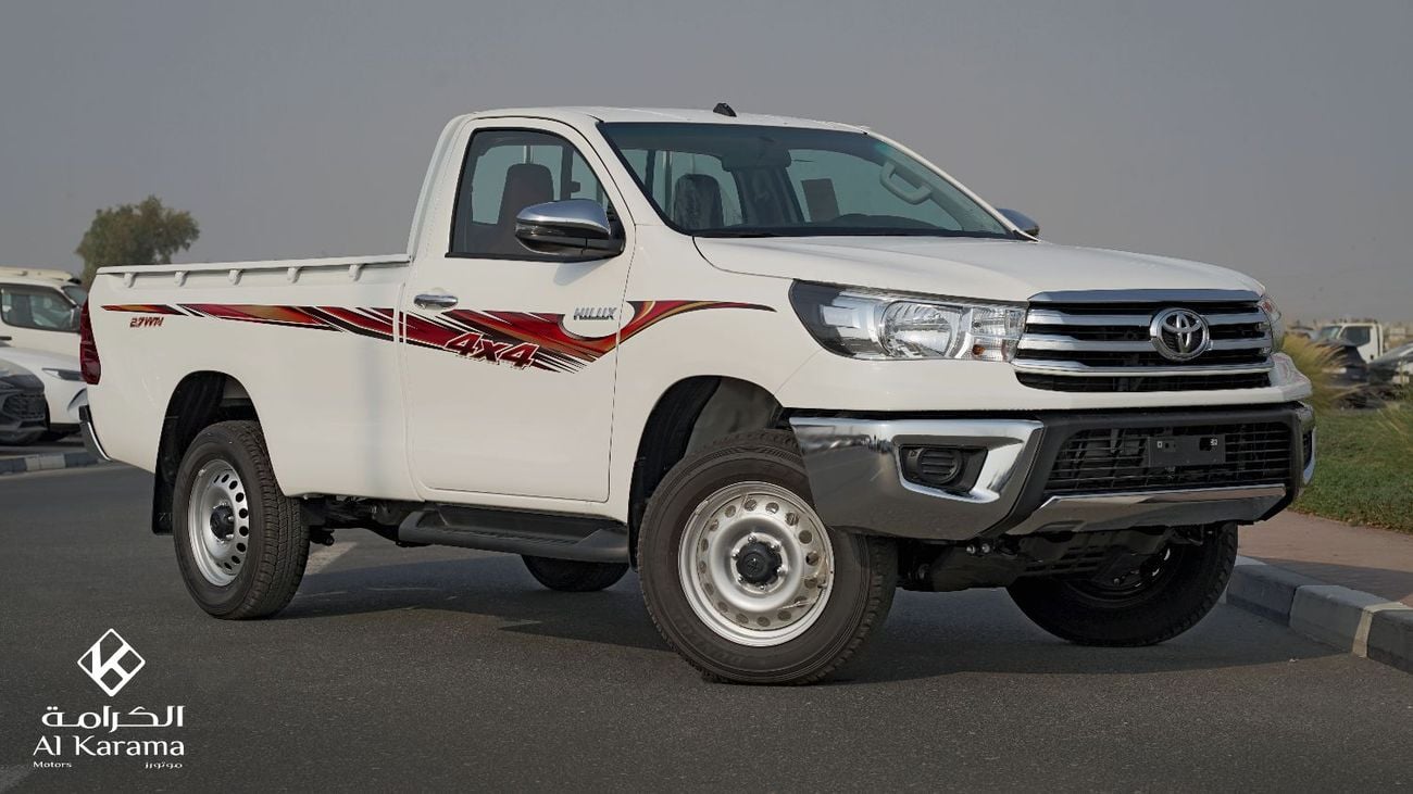 تويوتا هيلوكس GLX 2.7L GLS - 4x4 Manual Transmission | Diff Lock | Rear Camera | Single Cabin