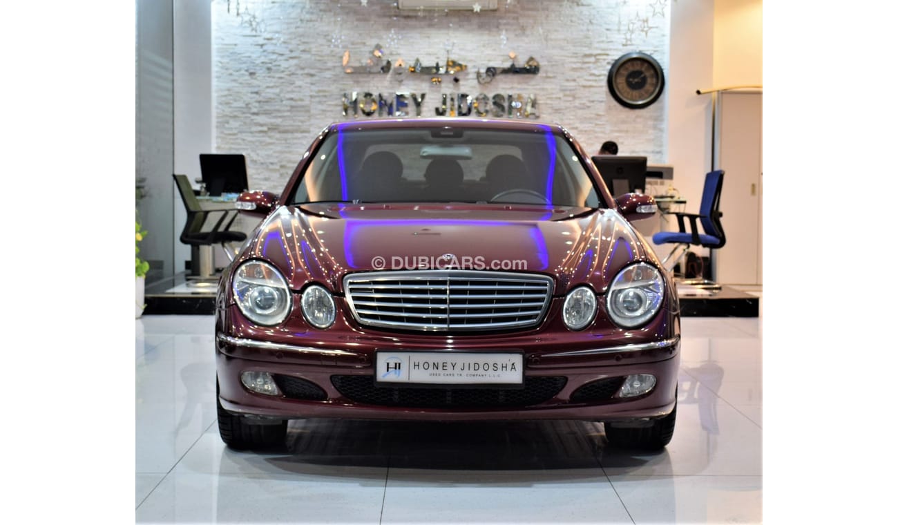 Mercedes-Benz E 320 EXCELLENT DEAL for our Mercedes Benz E320 ELEGANCE ( LIMOUSINE ) 2004 Model!! in Burgundy Color! GCC
