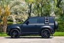 Land Rover Defender 90 P525 Fully Loaded with head up Display 2key interior carbon fiber trims completely covered by mat PPf Wit