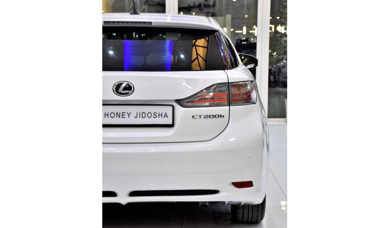 لكزس CT 200h EXCELLENT DEAL for our Lexus CT200 HYBRID ( 2012 Model ) in White Color GCC Specs