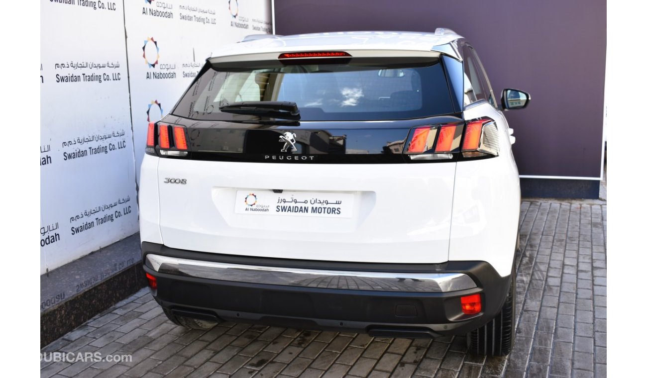 Peugeot 3008 AED 1199 PM | 1.6L ACTIVE GCC AGENCY WARRANTY UP TO 2025 OR 100K KM