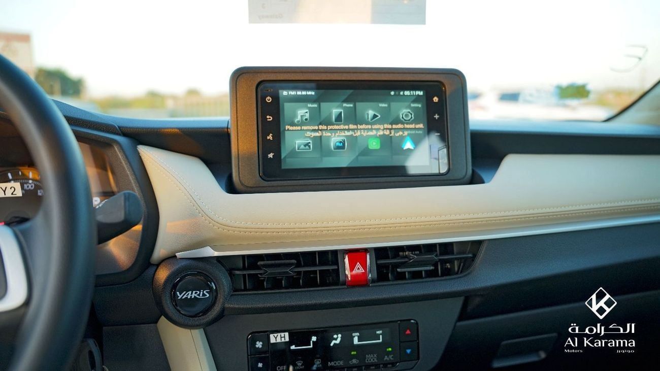 تويوتا يارس Y، 1.3 لتر | عجلات ألمنيوم 15 بوصة | كاميرا خلفية | تحكم آلي بالمناخ | مواصفات خليجية | 22 كم/لتر فأ