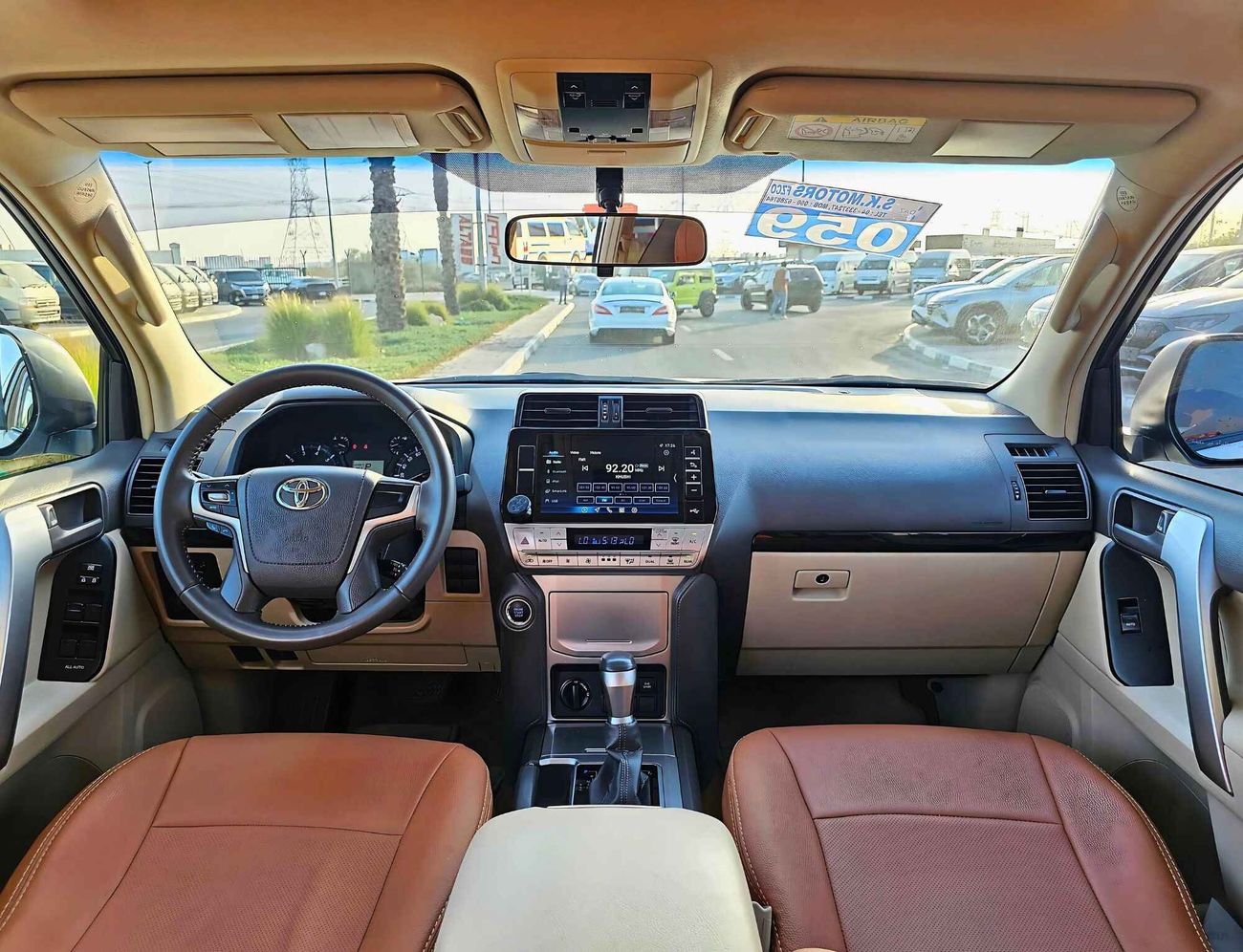 Toyota Prado GXR V6 / BACK TYRE / SUNROOF / SERVICE HISTORY / SINGLE OWNER / ONLY FOR EXPORT / LOT# 207514