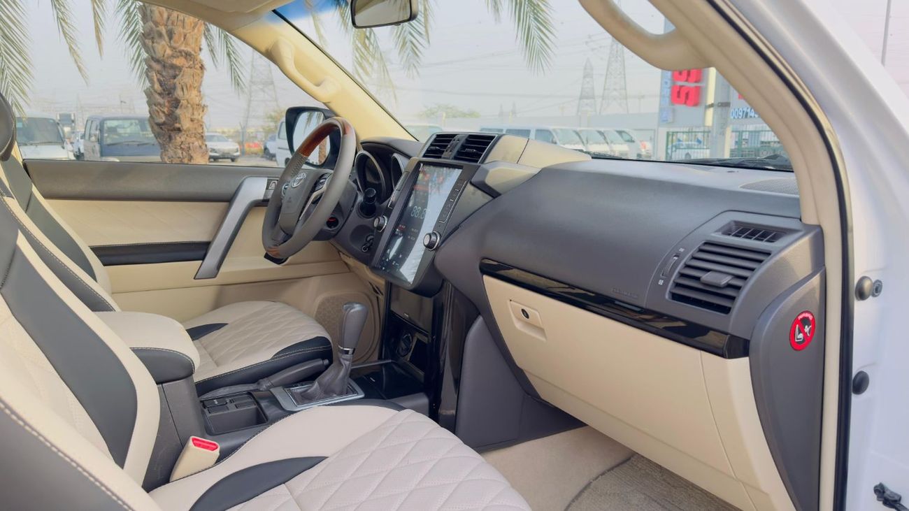 Toyota Prado MODIFIED TO 2024 PRADO | TESLA SCREEN | 2.7L PETROL | REAR VIEW CAMERA | LHD | BACK TIRE