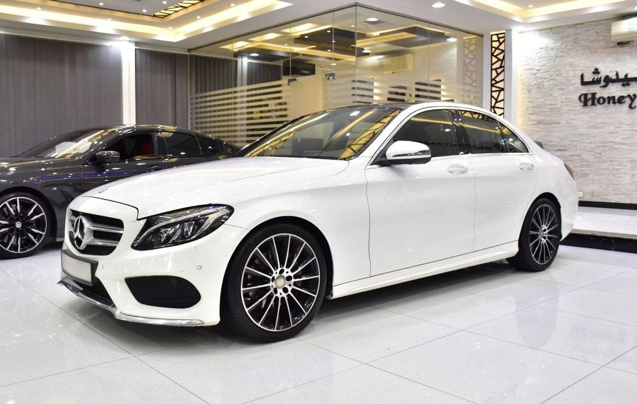Mercedes-Benz C 200 EXCELLENT DEAL for our Mercedes Benz C200 ( 2017 Model ) in White Color GCC Specs