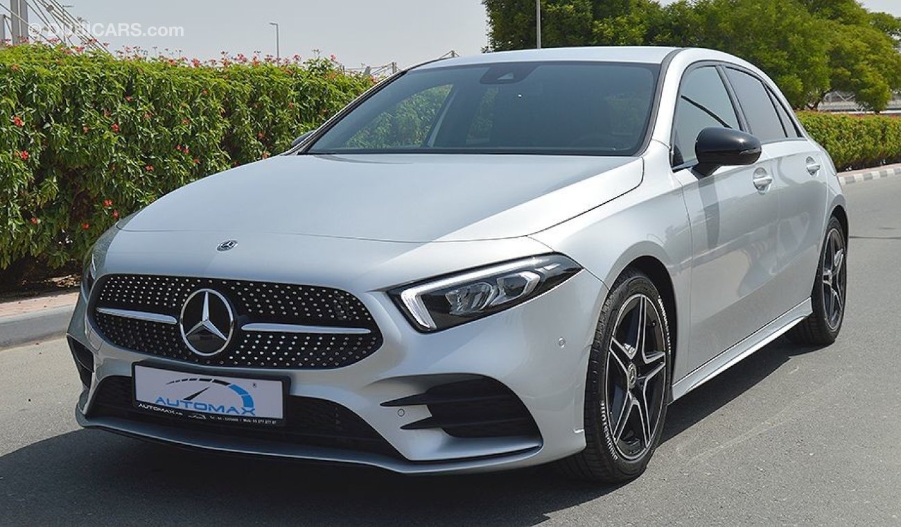 Mercedes-Benz A 200 AMG 2019, V4-Turbo GCC, 0km with 2 Years Unlimited Mileage Dealer Warranty