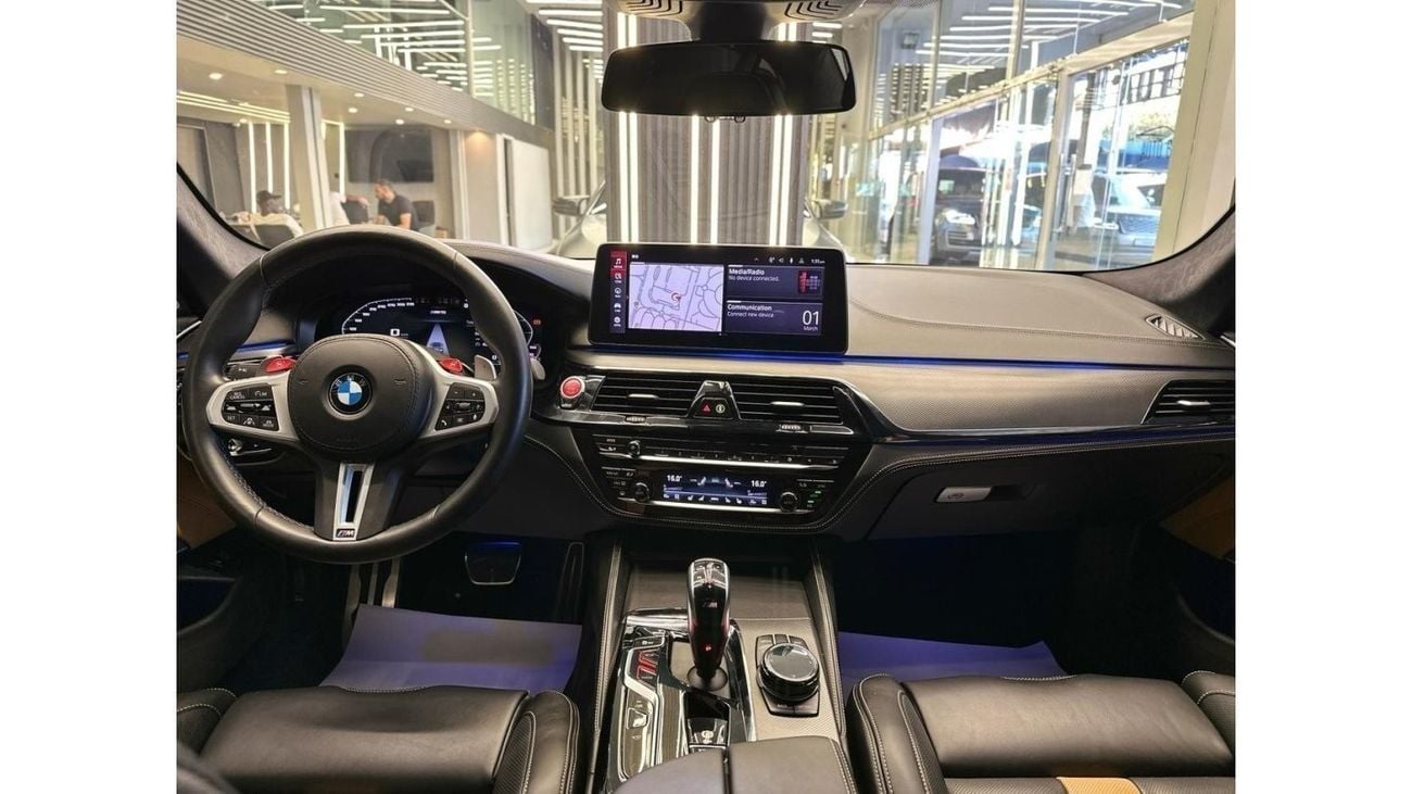 BMW M5 BMW M5 COMPETITION MODEL 2021 GCC SPECS FULL SERVICE HISTORY IN AGENCY