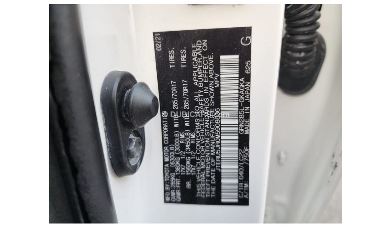 Toyota 4Runner TOYOTA 4RUNNER TRD OFF ROAD 2021