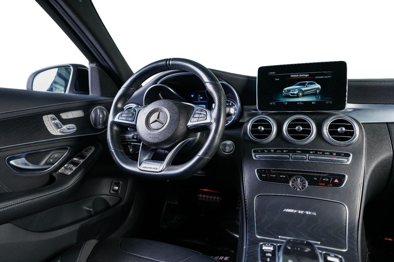 Mercedes Benz C63 AMG STANDARD Std 4.0L Sedan 2017-MERCEDES BENZ C63 AMG-FULL SERVICE HISTORY-IMMACULATE CAR