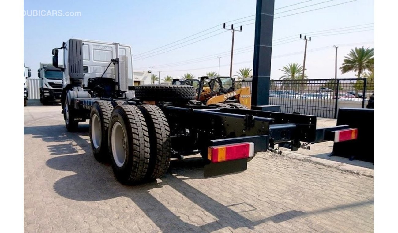 إيفيكو تراكر Iveco Trakker AD380T38H 6X4, Automatic transmission, vertical exhaust fitted with 18 cbm Atlas Tippe