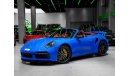 بورش 911 توربو S 2024 - BRAND NEW - UNDER WARRANTY - SHARK BLUE - SPORT EXHAUST - CARBON MATT - PORSCHE EXCLUSIVE