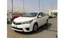 Toyota Corolla ACCIDENTS FREE - GCC - MID OPTION - CAR IS IN PERFECT CONDITION INSIDE OUT