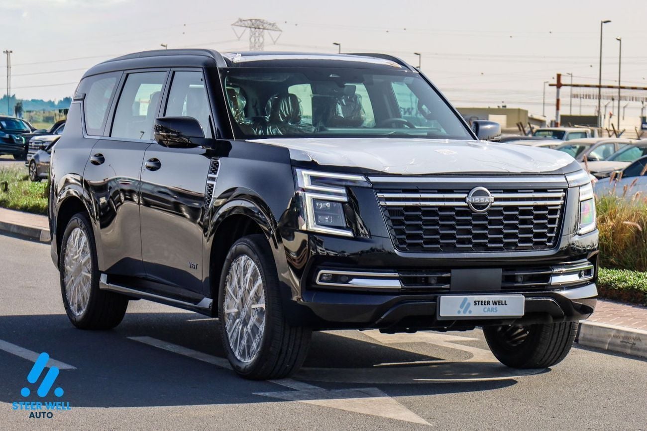 Nissan Patrol LE Platinum 3.5L V6 | Luxury | 9-Speed AT | 8-Seater Luxury SUV | Tan Interior | Export Only