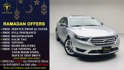 Ford Taurus LIMITED! + LEATHER SEATS + AUTO PARK + RADARS / GCC / 2016 / DEALER WARRANTY 18/10/21 / 1145 DHS P.M