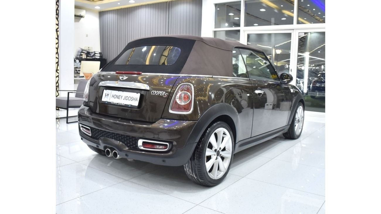 Mini Cooper S EXCELLENT DEAL for our Mini Cooper S Convertible ( 2011 Model ) in Brown Color GCC Specs