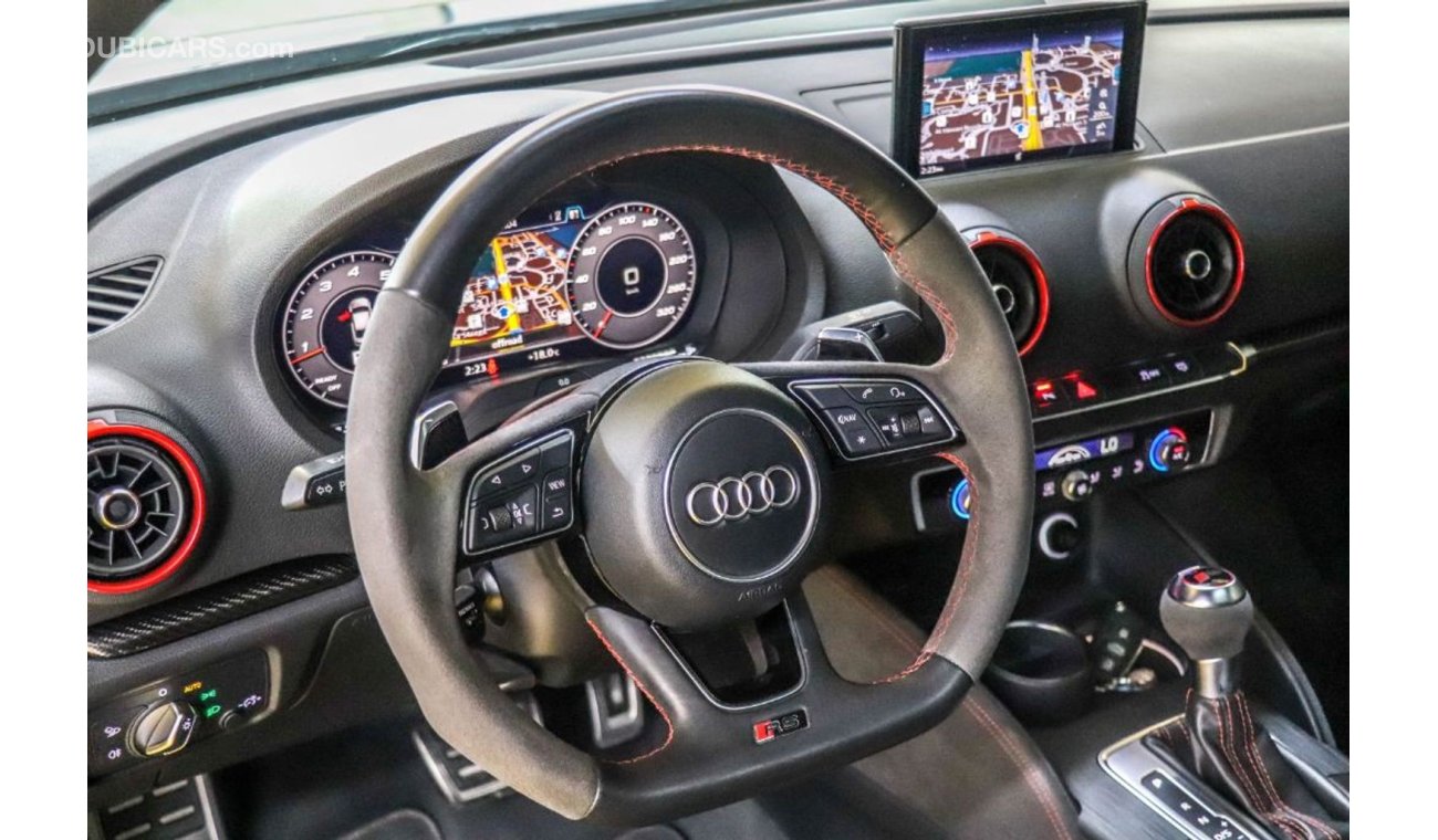 Audi RS3 Audi RS3 2018 GCC under Agency Warranty with Zero Down-Payment.