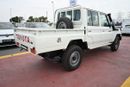 تويوتا لاند كروزر بيك آب تويوتا لاندكروزر 4.2 لتر ديزل، دبل كابين بيك اب 4WD 4 ابواب، لون ابيض، موديل 2022
