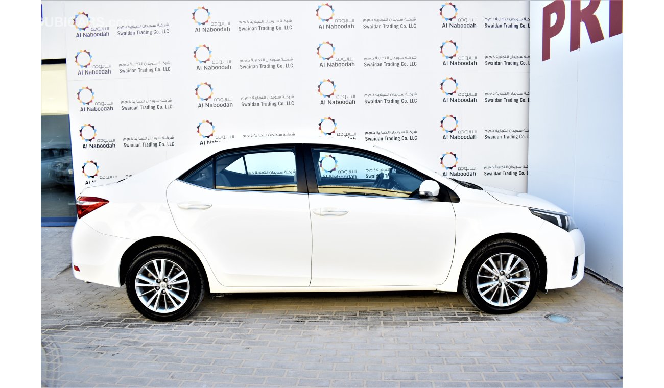 Toyota Corolla 2.0L SE+ 2015 GCC SPECS DEALER WARRANTY