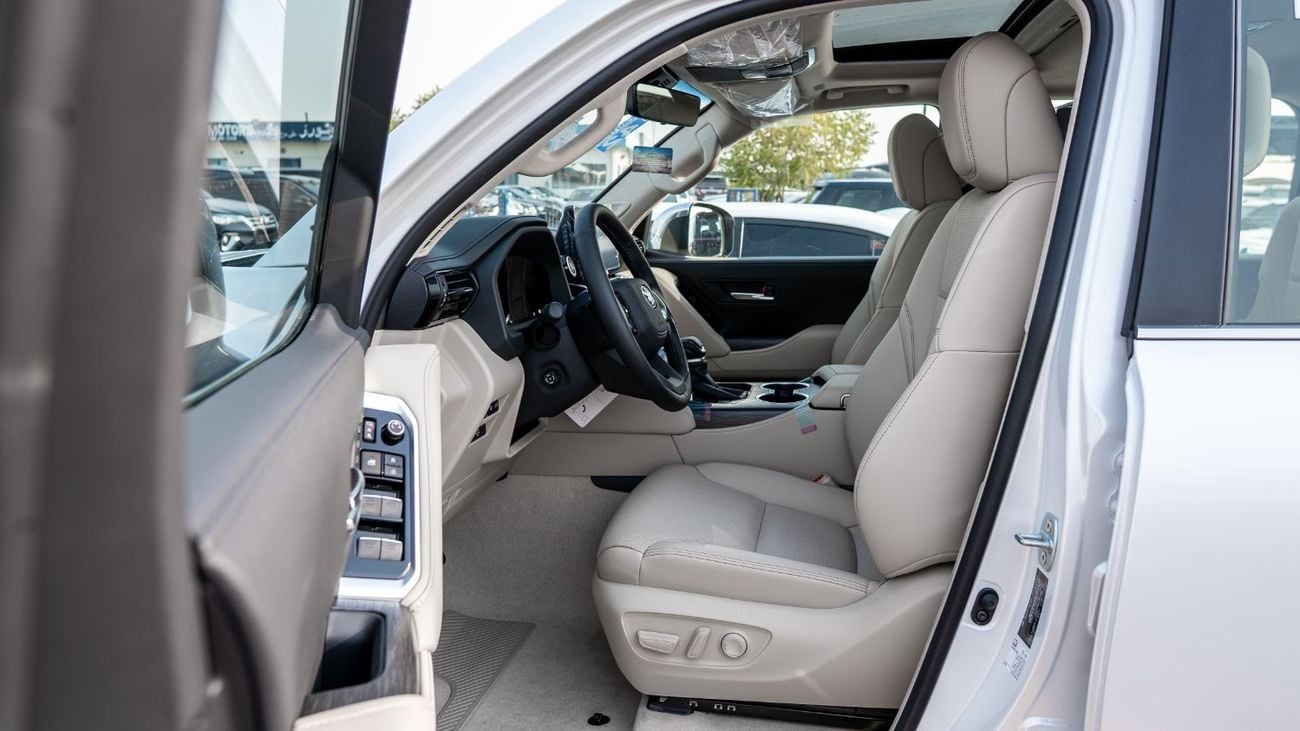 تويوتا لاند كروزر 2026 Toyota Land Cruiser 300 VXR 3.5L AT Hybrid (White-Beige)