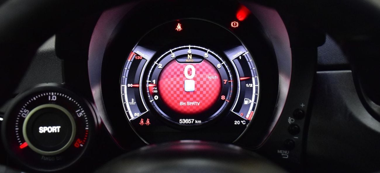 Abarth 595 EXCELLENT DEAL for our Abarth 595 Competizione ( 2022 Model ) in White Color GCC Specs