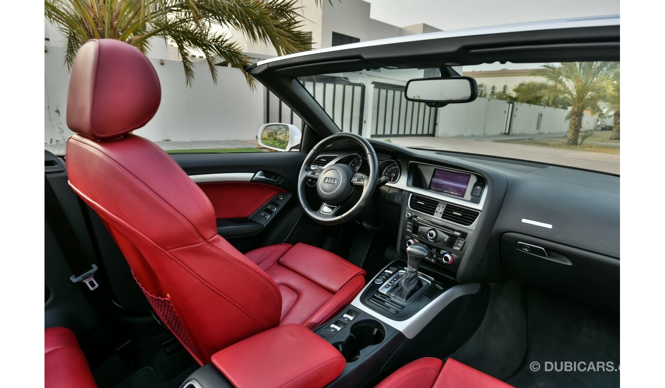 أودي A5 2015 Cabriolet - Full Service History - GCC - AED 1,351 Per Month - 0% DP