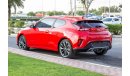 Hyundai Veloster HYUNDAI VELOSTER - 2019 - ASSIST AND FACILITY IN DOWN PAYMENT-1120 AED/MONTHL - 1 YEAR WARRANTY