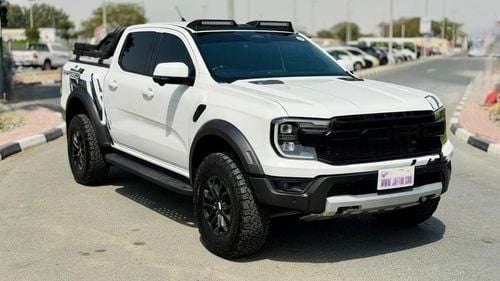فورد رينجر رابتور 2024 | 3.0L PETROL ENGINE | AT | RHD | 4X4 HEAVY SPORT BAR | TESLA STYLE SCREEN | DIGITAL INSTRUMENT