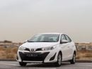 تويوتا يارس SE 1.5L Sedan Toyota Yaris 1.5L 2019 GCC accident-free in excellent condition 705 P.M