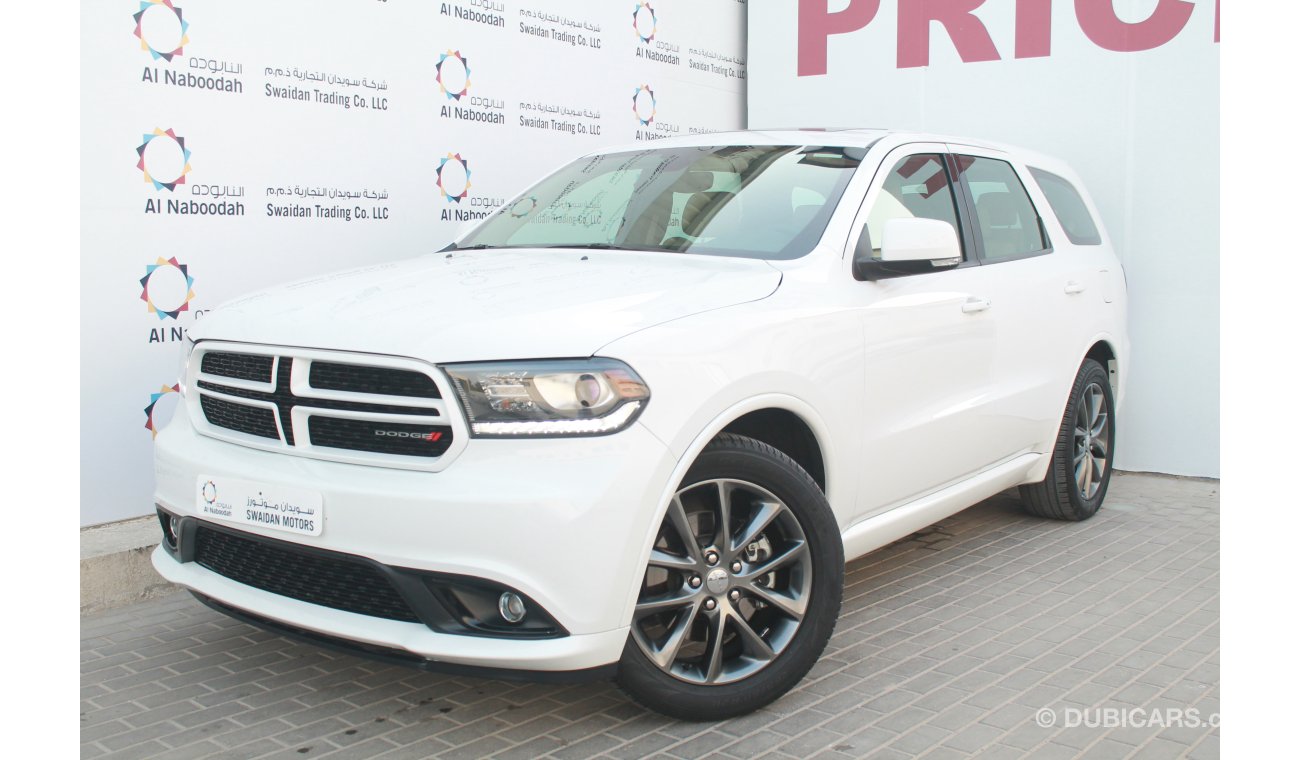 Dodge Durango 3.6L V6 GT 2016 GCC AGENCY WARRANTY