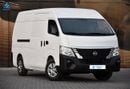 Nissan Urvan HIGH ROOF WIDE BODY 3-Seater Manual (4-Door)