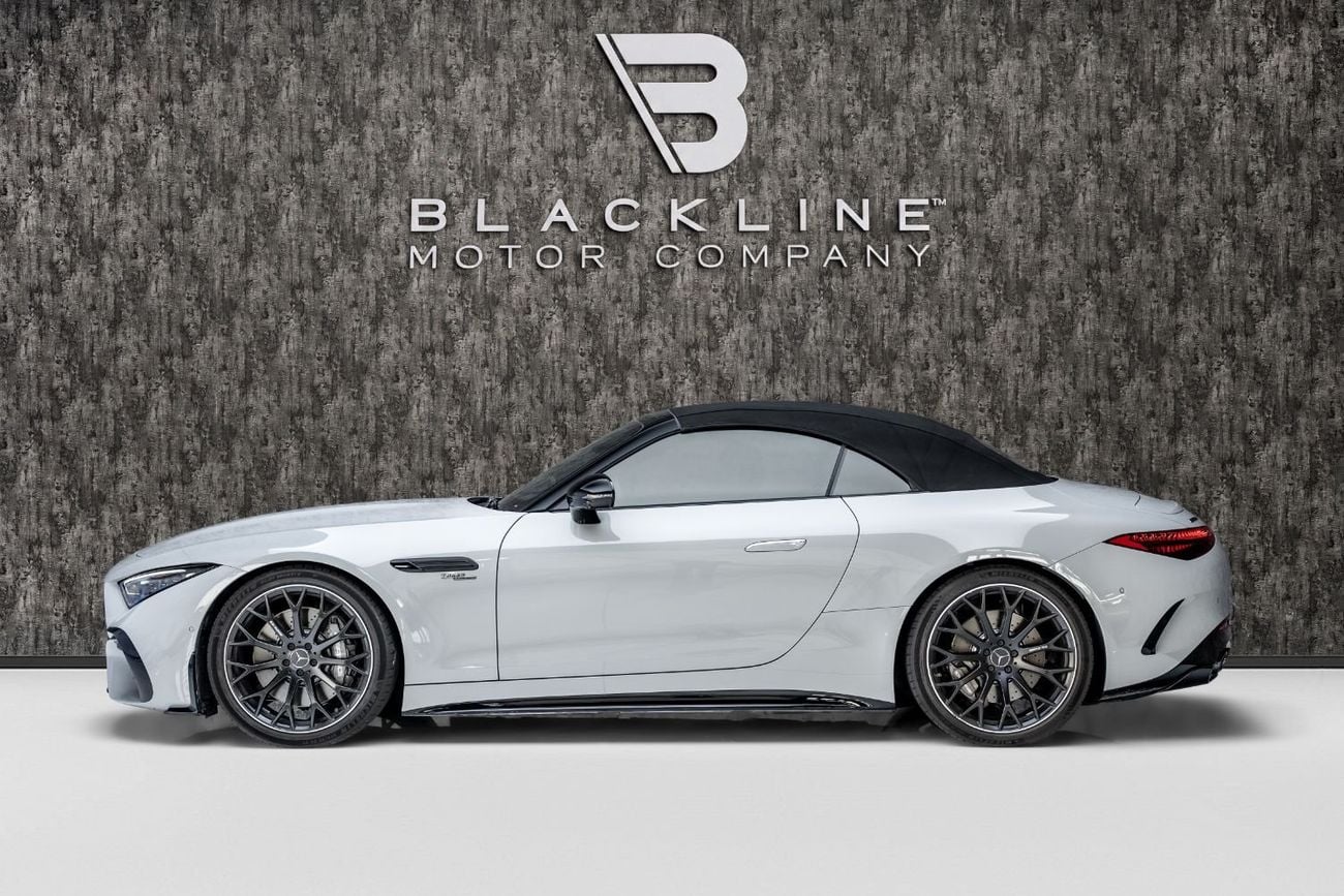 مرسيدس بنز SL 43 AMG رودستر اشترِ الآن، وادفع في عام ٢٠٢٧ | معيار بلاك لاين | ضمان مرسيدس ٢٠٣٠ + عقد خدمة، دول مجلس التعاون الخل