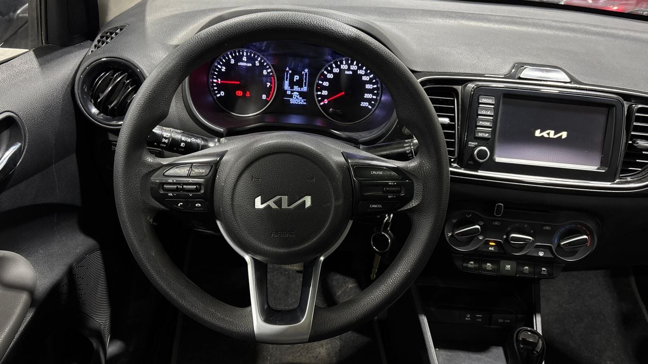 Kia Pegas 2023 EX | AED 427/Month | 0 DP | 30 Day Return | Warranty | Service History