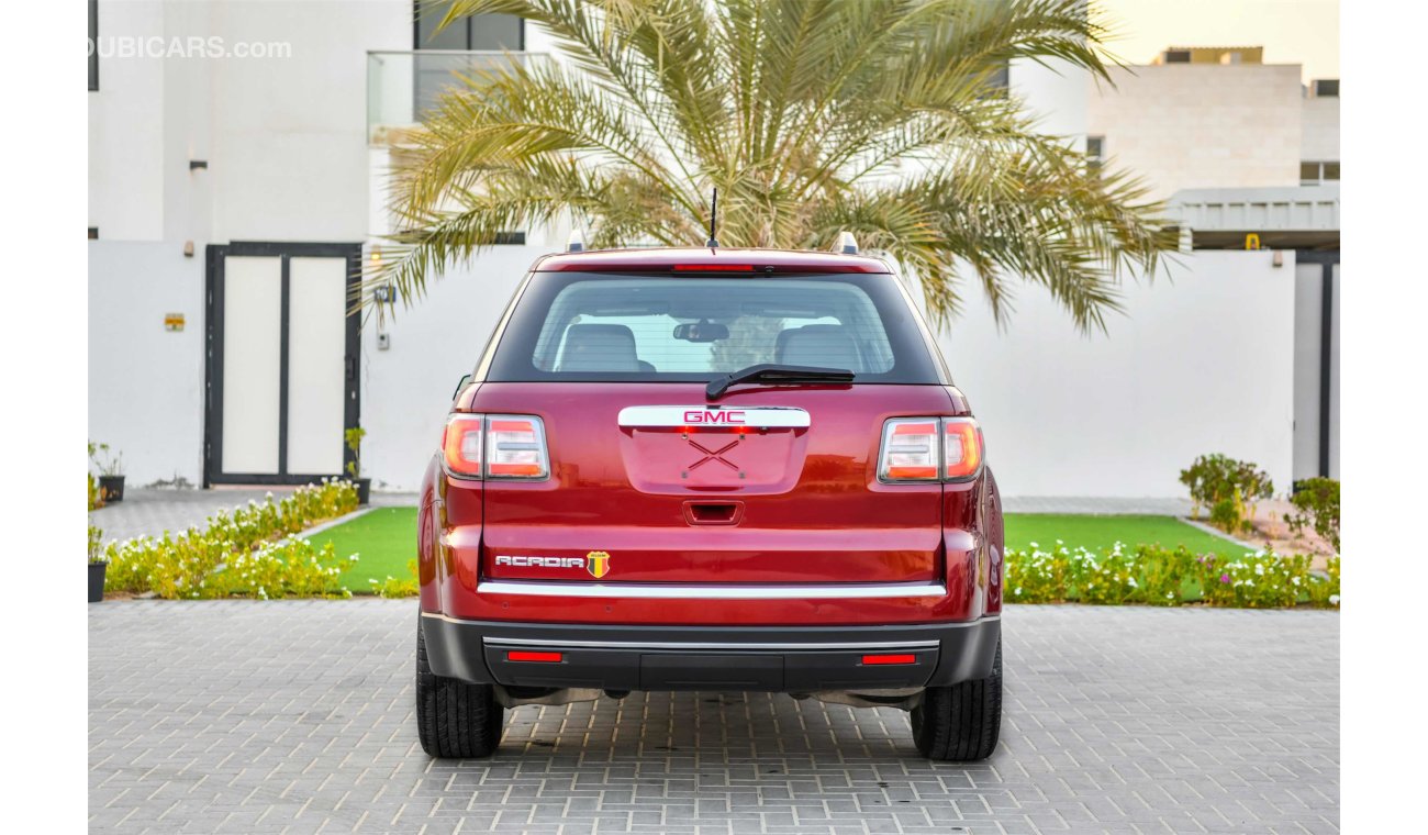 GMC Acadia - PERFECT CONDITION - AED 1,155 Per Month - 0% DP