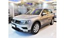 فولكس واجن تيجوان AGENCY WARRANTY FULL SERVICE HISTORY ( ORIGINAL PAINT صبغ وكاله ) Volkswagen Tiguan 2017 Model! GCC