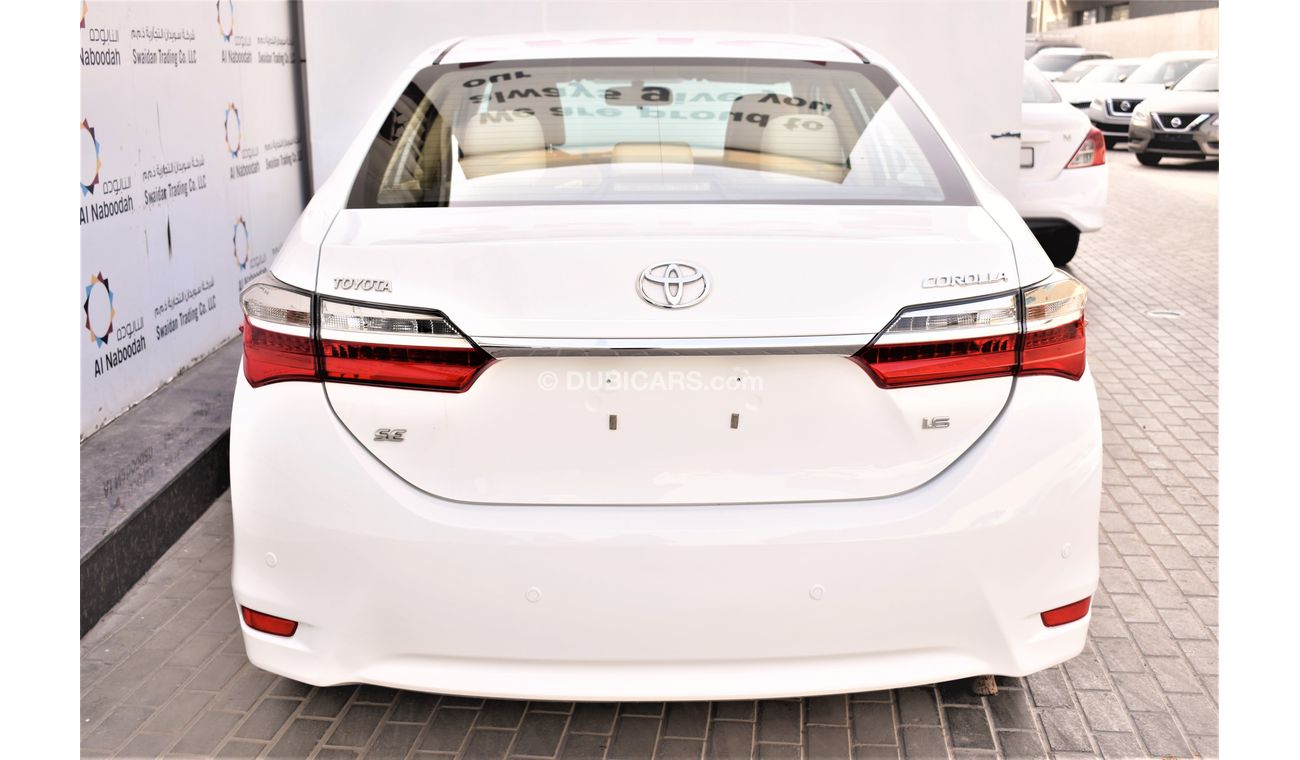 Toyota Corolla AED 1076 PM | 1.6L SE GCC DEALER WARRANTY
