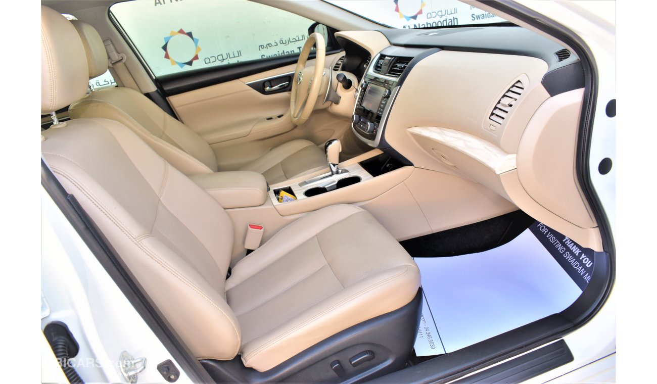 Nissan Altima AED 1169 PM | 0% DP | 3.5L SL V6 GCC FULL OPTION WARRANTY