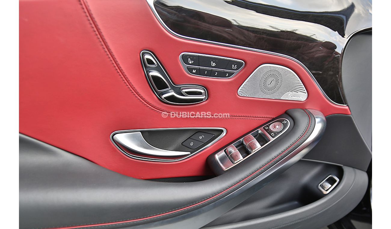 Mercedes-Benz S 63 AMG Convertible 2018