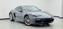 بورش كايمان 718 STD 2025 Porsche 718 Cayman, 2029 Porsche Warranty, Full Porsche Service History, Low Km, GCC