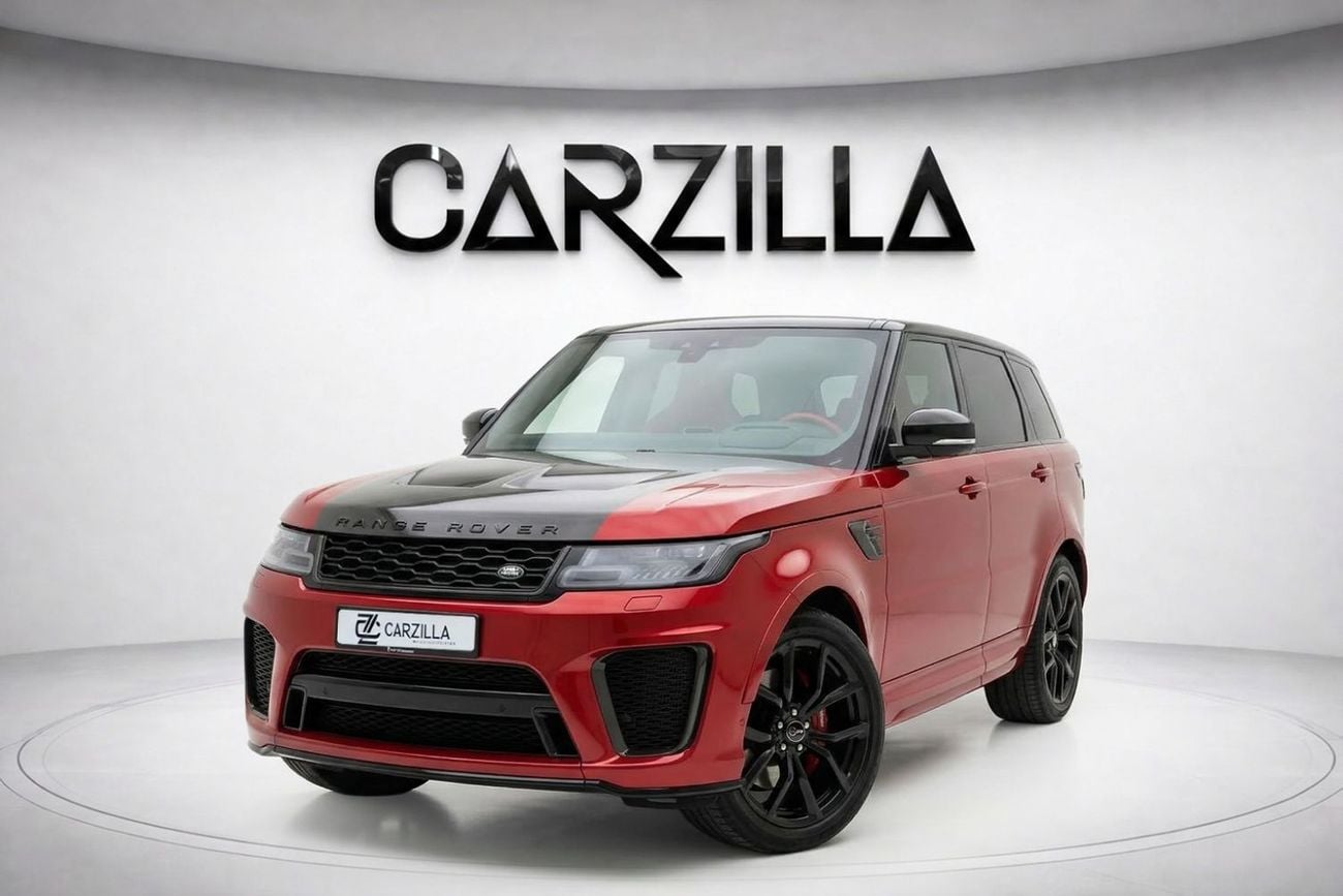 Land Rover Range Rover Sport SVR AED 4,504 P.M | 0% Down Payment | Supercharged | High Performance SUV