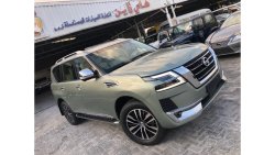 Nissan Patrol A fully converted car 2021 full option number 1 large machine 400 4 cameras three screens