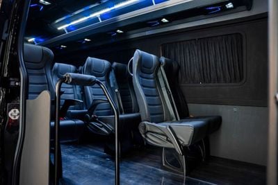 Mercedes-Benz Sprinter Premium Passenger Van | 16+1 Seats, Wooden Flooring  Sound System