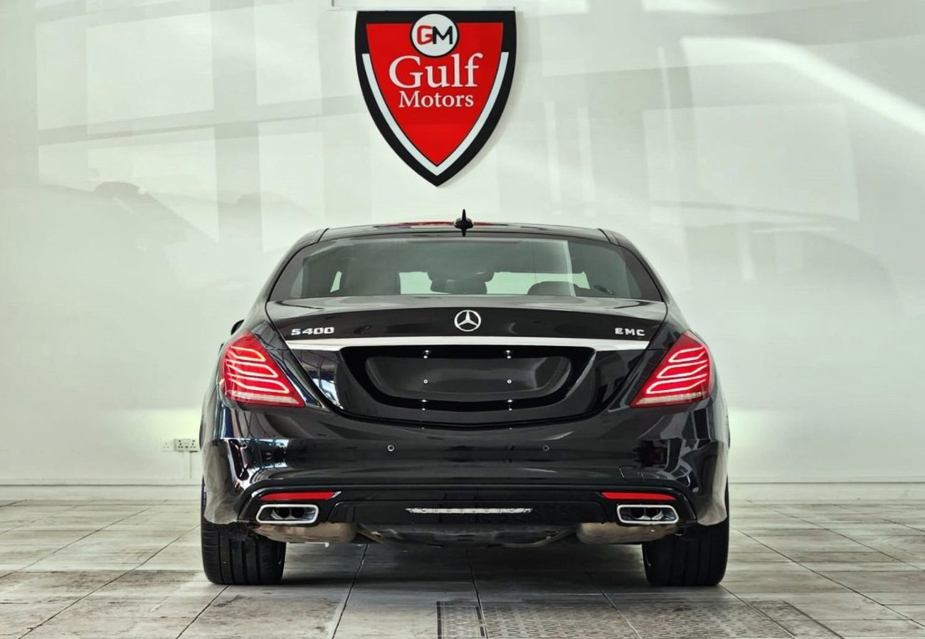 Mercedes-Benz S 400 EMC 3.0L-6CYL GCC SPECIFICATION -ORIGINAL PAINT -BANK FINANCE AVAILABLE  -Abu Dhabi